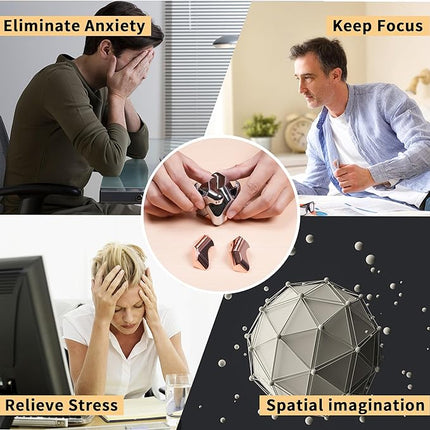 Metal-Puzzles 3D-Brain-Teaser Toys: Cool-Gadgets-Stuff Box Puzzles-Toy for Kid Children Teen Adult, ADHD Tools Stress Relief Gift for Office Home School Christmas Women Men Square-Cube