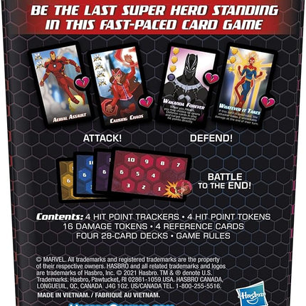 Hasbro Gaming Marvel Mayhem-Card Game, Featuring Super Heroes, Fun Game for Marvel Fans Ages 8+, Fast-Paced, Easy-to-Learn for 2-4 Players