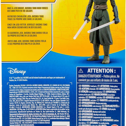 STAR WARS Epic Hero Series Ahsoka Tano 4-Inch Action Figure & 2 Accessories, Toys for 4 Year Old Boys and Girls