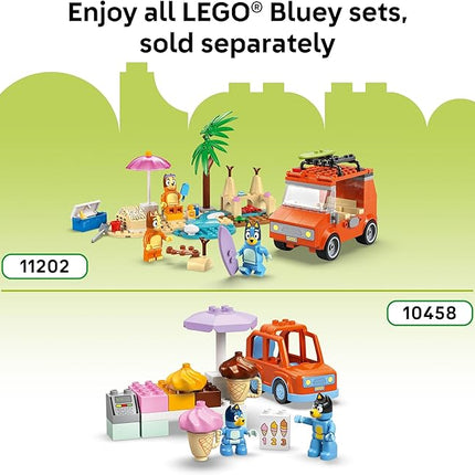 LEGO DUPLO Bluey: Bluey’s Family House with Memory Game - Toddler Toy for Kids Ages 3+ - Memory Game Playset Includes Bluey Figure - Preschool Toy Gift Idea for 3 Year Old Girls and Boys - 10459