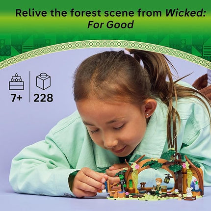 LEGO Wicked Elphaba’s Retreat Building Toy - Elphaba & Fiyero Toy Figures and Playset with Forest Friends - Pretend Play Building Blocks for Kids, Ages 7+ - Wicked Gift for Girls & Boys - 75687