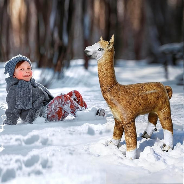 Jet Creations Inflatable Alpaca Height Party Favors Supplies Gifts, 30" Stuffed Animals An-Alpa