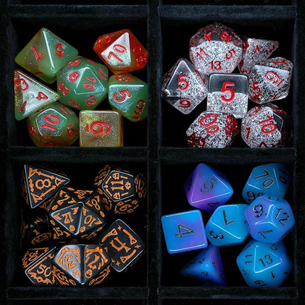 1985 Games Fright Night Dice Bag - Wide Range of Patterns for Gaming, Role Playing, Table Games (Pack of 6)