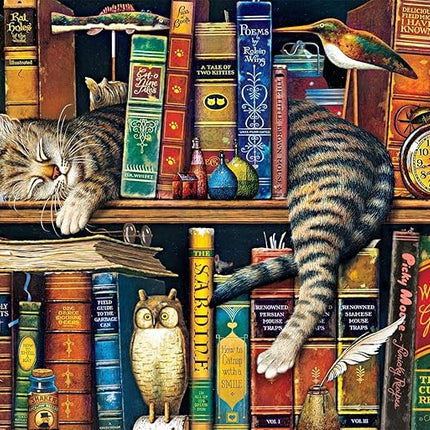 Buffalo Games - Charles Wysocki - Frederick the Literate - 750 Piece Jigsaw Puzzle For Adults -Challenging Puzzle Perfect for Game Nights - Finished Size is 24.00 x 18.00