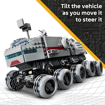 LEGO Star Wars: The Clone Wars Republic Juggernaut Building Toy for Kids - Pretend Play Set W 8/ Toy Figures - Collectible Model Kit for Boys & Girls, Ages 9+ - Gift Idea for Birthdays - 75413