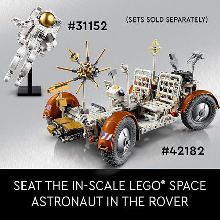 LEGO Technic NASA Apollo Lunar Roving Vehicle LRV Building Set - Collectible Set for Adults, Ages 18+ - Model Kit of Space Rover W/Authentic Details - Gift for Men & Women - 42182