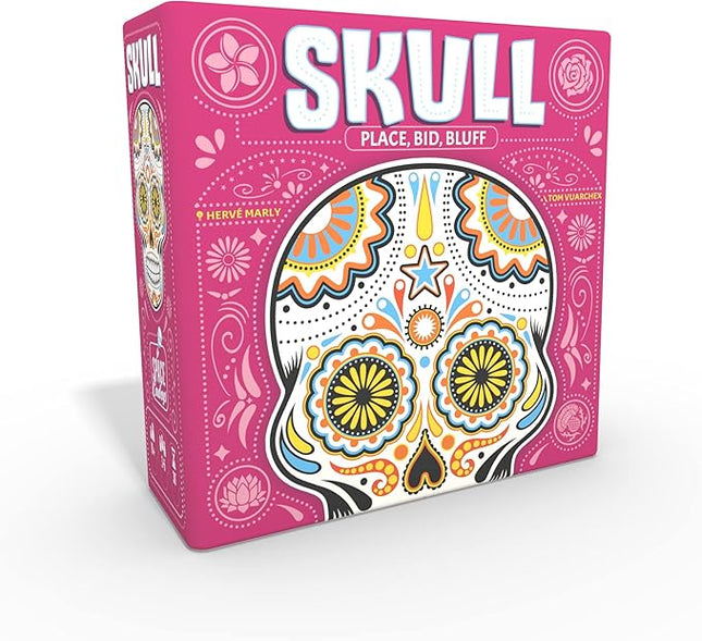 Asmodee Skull Party Game - Bluffing and Strategy Game, Family Fun for Kids & Adults, Ages 13+, 3-6 Players, 30 Minute Playtime