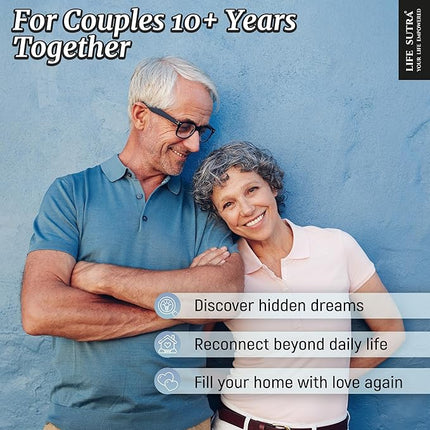 Couple Conversation Games & 400 Activities for Adults, Fun Board Card Game for Adult Couples in Relationship - Birthdays, Wedding, Bridal Shower, Wife Husband Gift, 2 Players Date Night Ideas Gifts