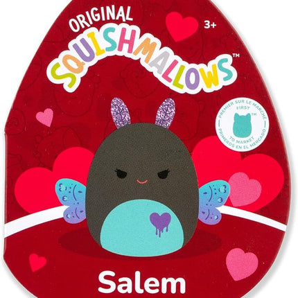 Squishmallows Original 14in Salem The Mischievous Black and Teal Moth – Official Jazwares Plush (Large)