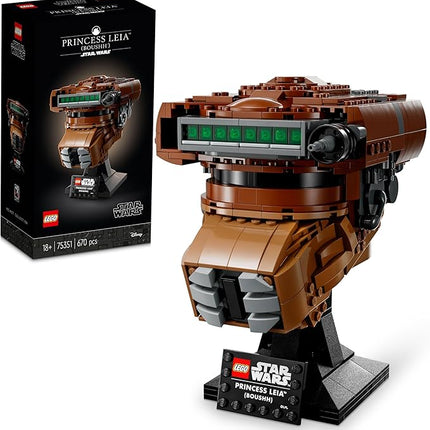 Lego Star Wars 75351 Princess Leia (TM) Helmet, Disguised as Bush (TM) Helmet, Toy Blocks, Present, Interior, Boys, Adults