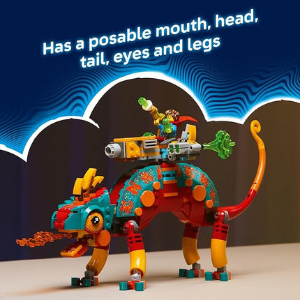 LEGO DREAMZzz Mateo’s Fire Chameleon Building Toy - Pretend Play Set for Kids, Ages 7+ - Storytelling Toy for Boys & Girls - 2 Construction Modes for Pretend Play - Gift Idea for Birthdays - 71492