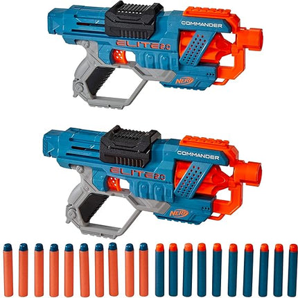 Nerf Elite 2.0 Commander RD-6, 2 Pack