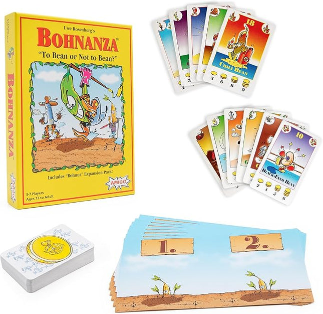 Amigo Games Bohnanza Classic Card Game – Plant & Harvest Your Beans in This Exciting Strategic Game That is Fun for the Whole Family – For Kids & Adults Ages 12 & Older