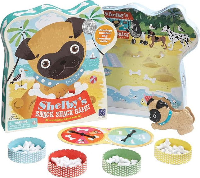 Educational Insights Shelby's Snack Shack - Preschool Board Games for 4 Year Olds, Early Math Learning Games for Toddlers, Fine Motor Toys, Counting and Matching Game, 2-4 Players Ages 4+
