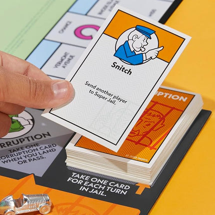 Monopoly Go to Jail Expansion | Add More Fun to Classic Monopoly Game and Play Faster | Ages 8+ | 2-6 Players | 40 Mins. | Family Board Games