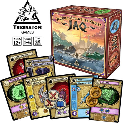 Journey Adventure Quest Fantasy Card Drafting Strategy Game for Families and Adult Game Night, 1-6 Players, Ages 12+, Made