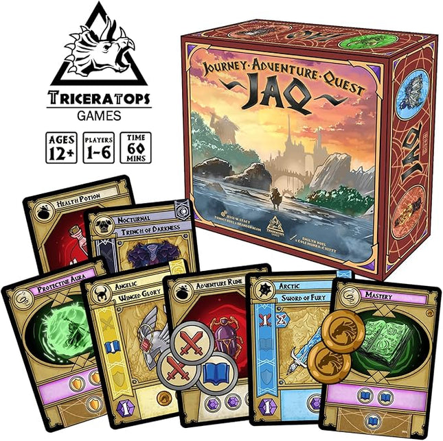 Journey Adventure Quest Fantasy Card Drafting Strategy Game for Families and Adult Game Night, 1-6 Players, Ages 12+, Made