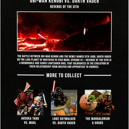Fandrop SW01-Star Wars: Revenge of The Sithâ - OBI-Wan Kenobi VS. Darth Vader, Combines an Epic Diorama, Artifacts & Scene Marker Creating A Display to Enhance Any Star Wars Collection