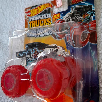 Hot Wheels Monster Trucks New for 2024 1:64 Scale (Bone Shaker Power Smashers 4/7)