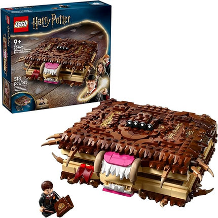 LEGO Harry Potter Chomping Monster Book of Monsters Kids Toy - Pretend Play Set for Boys and Girls, Ages 9+ - Collectible Neville Longbottom Minifigure- Gift Idea for Birthdays and Book Lovers - 76449