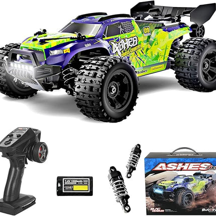 1/18 Scale RC Cars for Adults,Max 36km/h Electric Off-Road RC Truck,Waterproof Electric High Speed RC Car 4X4 Remote Control Car,All Terrain RC Vehicle for Snow,Sand, Beach&Rocky Surfaces