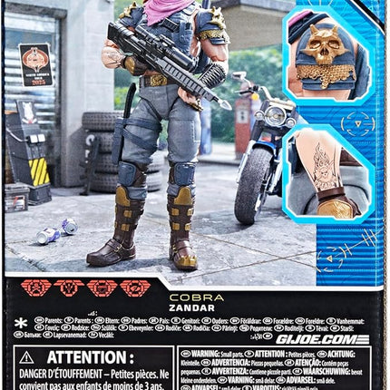 G.I. Joe Classified Series #146, Dreadnok Zandar, Collectible 6 Inch Action Figure with 5 Accessories