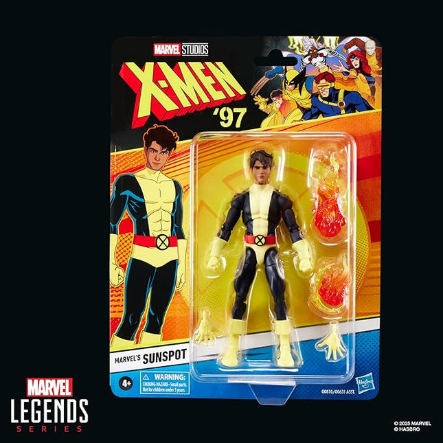 X-Men Marvel Legends Series Marvel's Sunspot, 97 Collectible 6-Inch Action Figure Toy