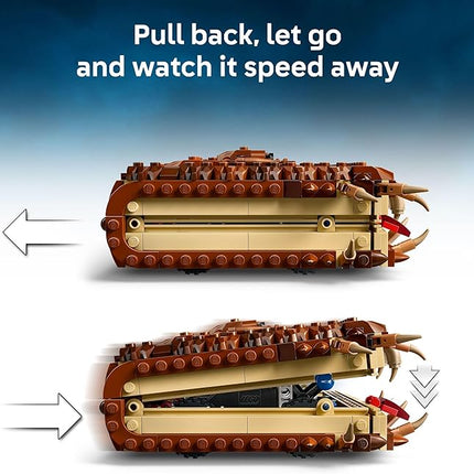 LEGO Harry Potter Chomping Monster Book of Monsters Kids Toy - Pretend Play Set for Boys and Girls, Ages 9+ - Collectible Neville Longbottom Minifigure- Gift Idea for Birthdays and Book Lovers - 76449