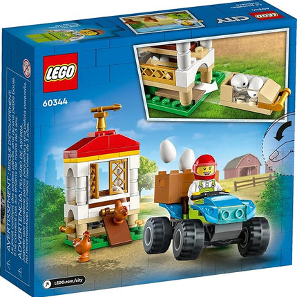 LEGO City Chicken Henhouse 60344 Building Farm Toy Set for Kids, Boys, and Girls Ages 5+ (101 Pieces)
