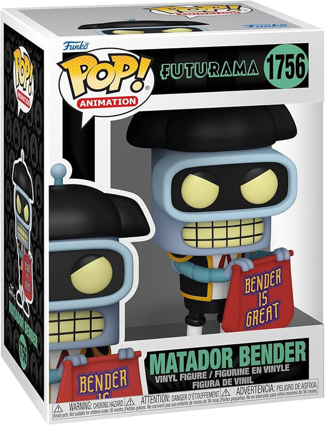 Funko POP TV: Futurama - Bender - (Matador) - Collectable Vinyl Figure - Gift Idea - Official Merchandise - for Kids & Adults - TV Fans - Model Figure for Collectors and Display