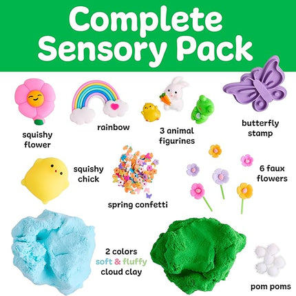 Creativity for Kids Sensory Pack: Garden Friends, Easter Basket Stuffers & Sensory Toys for Toddlers, Toddler Activities & Pretend Play Easter Crafts (Ages 3+)