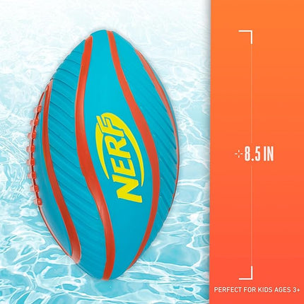 Nerf Pool + Beach Water Football - Tidal Toss Pool Football for Water Games - Perfect Toy for Kids - Extra Grip Aqua Ball