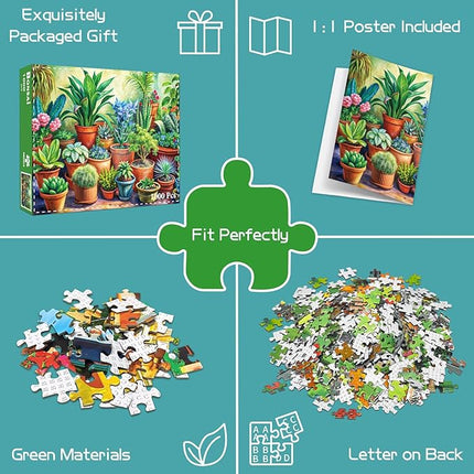 1000 Piece Puzzle for Adults, Bonsai Jigsaw Puzzle, Impossible Hard Difficult Challenging Puzzles for Adults 1000 Pieces, Home Decoration Puzzle, Interlock Perfectly No Dust