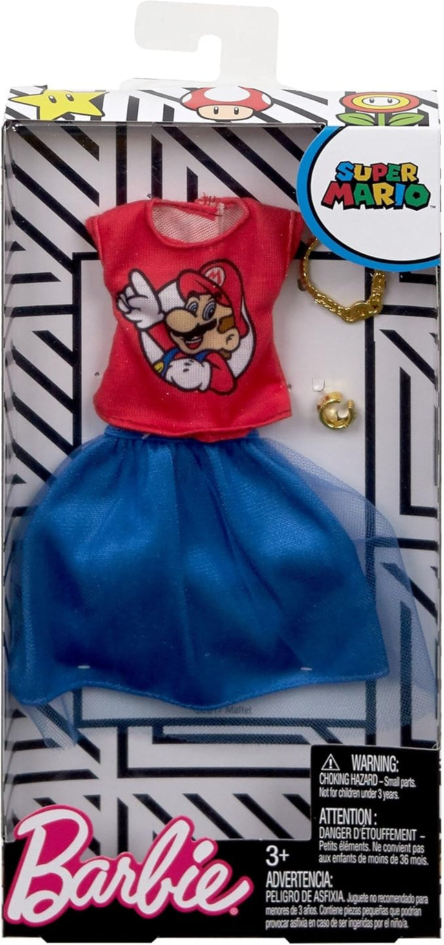 Barbie Super Mario Fashion, Blue/Red