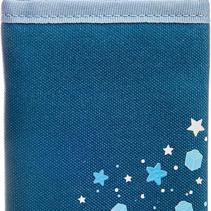 LEGO Trifold Wallet, Kids Unisex Wallet for Boys and Girls, with Clear ID Window, Card and Cash Pockets and Secure Hook and Loop Closure, Shark Guy