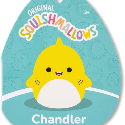 Squishmallows Original 12in Chandler The Yellow Shark – Official Jazwares Plush (Medium-Sized)