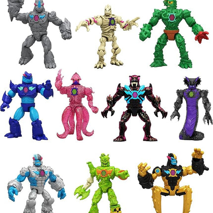 MRBEAST LAB Hybrids Single Pack, Mix & Match Millions of Combinations to Create The Ultimate Beast and Reveal Individual Beast Parts to Create 1 of 10 4" Hybrid Figures, 30+ to Collect