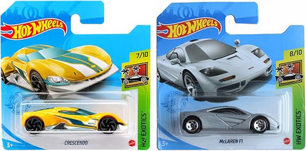 Hot Wheels 2021 Exotics Complete Set of 10 Diecast Vehicles 1/10 Thru 10/10 (Short Card Version)