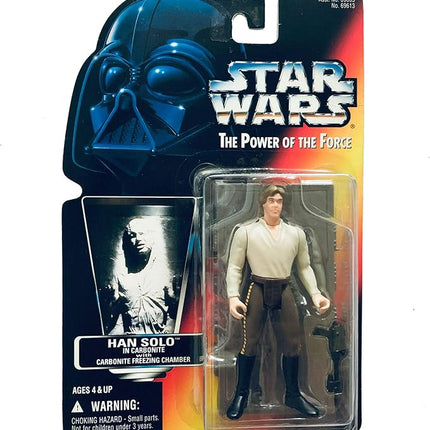 Star Wars, Power of the Force Red Card, Han Solo in Carbonite Action Figure, 3.75 Inches