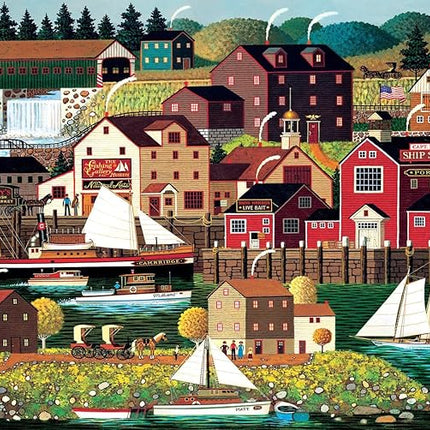 Buffalo Games - Charles Wysocki - The Cambridge - 1000 Piece Jigsaw Puzzle for Adults -Challenging Puzzle Perfect for Game Nights - Finished Size is 26.75 x 19.75