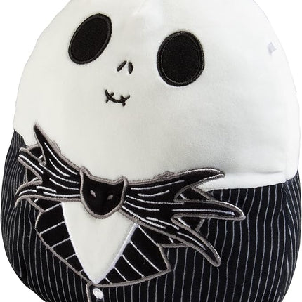 Squishmallows Original 8-Inch Jack Skellington - Nightmare Before Christmas - Official Jazwares Plush - Collectible Soft & Squishy Stuffed Animal Toy - Gift for Kids, Girls & Boys