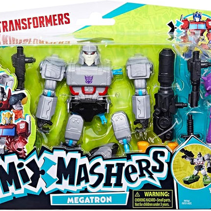 Transformers MixMashers Megatron Custom Mix-and-Match Deluxe Action Figure & Accessories, 5-Inch-Scale Robot Toys for Kids, Ages 4+