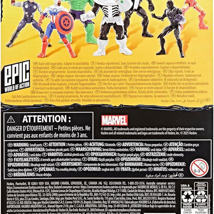 AVENGERS Marvel VenomVersus Epic World of Action Anti-Venom Hulk Deluxe Figure & Accessory, 4-Inch (10 cm) Super Hero Toys for Kids Ages 4+