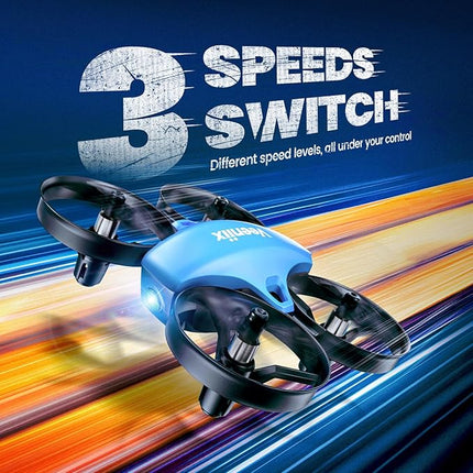 V995 Mini Drones for Kids 8-14+ and Beginners,Indoor RC Quadcopter,Small Helicopter Plane with 3D Flips,360° Rotation,Circle Fly,Auto Hover,Headless Mode and 3 Batteries,Gift for Boys and Girls