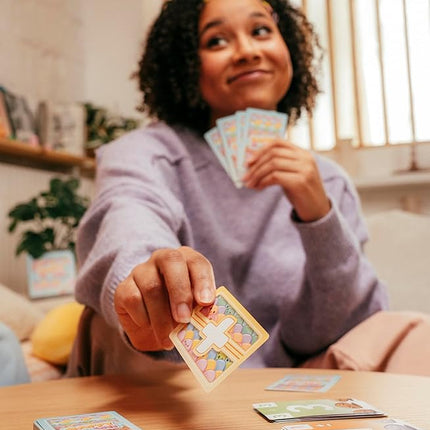 Asmodee Happy Mochi Card Game (Eco-Blister) - Fast-Paced Strategy Game for Kids & Families with Colorful Effects & Cute Mochi Characters, Ages 8+, 2-6 Players, 20 Minute Playtime