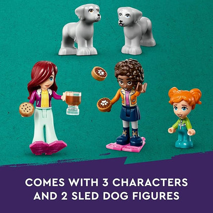 LEGO Friends Igloo Holiday Adventure 41760 Building Toy Set for Ages 8+, with 3 Dolls, 2 Dog Characters, A Winter Themed Gift for Kids 8-10 Who Love Snowy Adventures, Dog Sledding and Pretend Play
