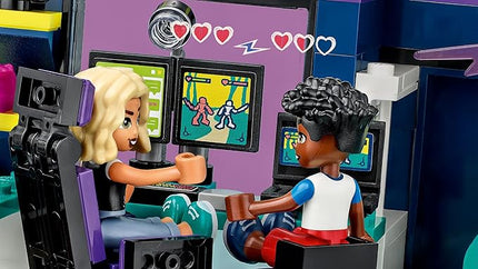 LEGO Friends Nova's Room Gaming Themed Bedroom Playset 41755, Collectible Toy with Zac Mini-Doll and Pickle The Dog, Small Gift Idea for Kids 6 and Up