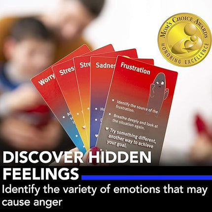 Behind the Anger Therapy Kit | Counseling Tools & Anger Management for Kids & Teens | CBT Games & Therapy Board Games for Emotional Regulation | for Therapists, Counselors & Teachers