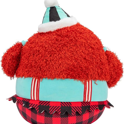 Squishmallows Original 12-Inch Eurydice Clown with Teal Star Eye Patch - Official Jazwares Plush