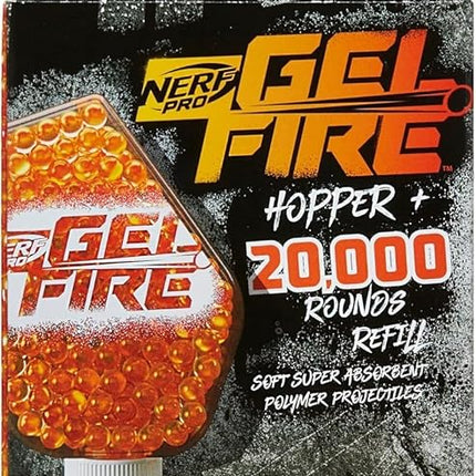 Nerf 20,000 Gelfire Rounds Refill Blasters, 800 Round Hopper, for Teens, Ages 14+